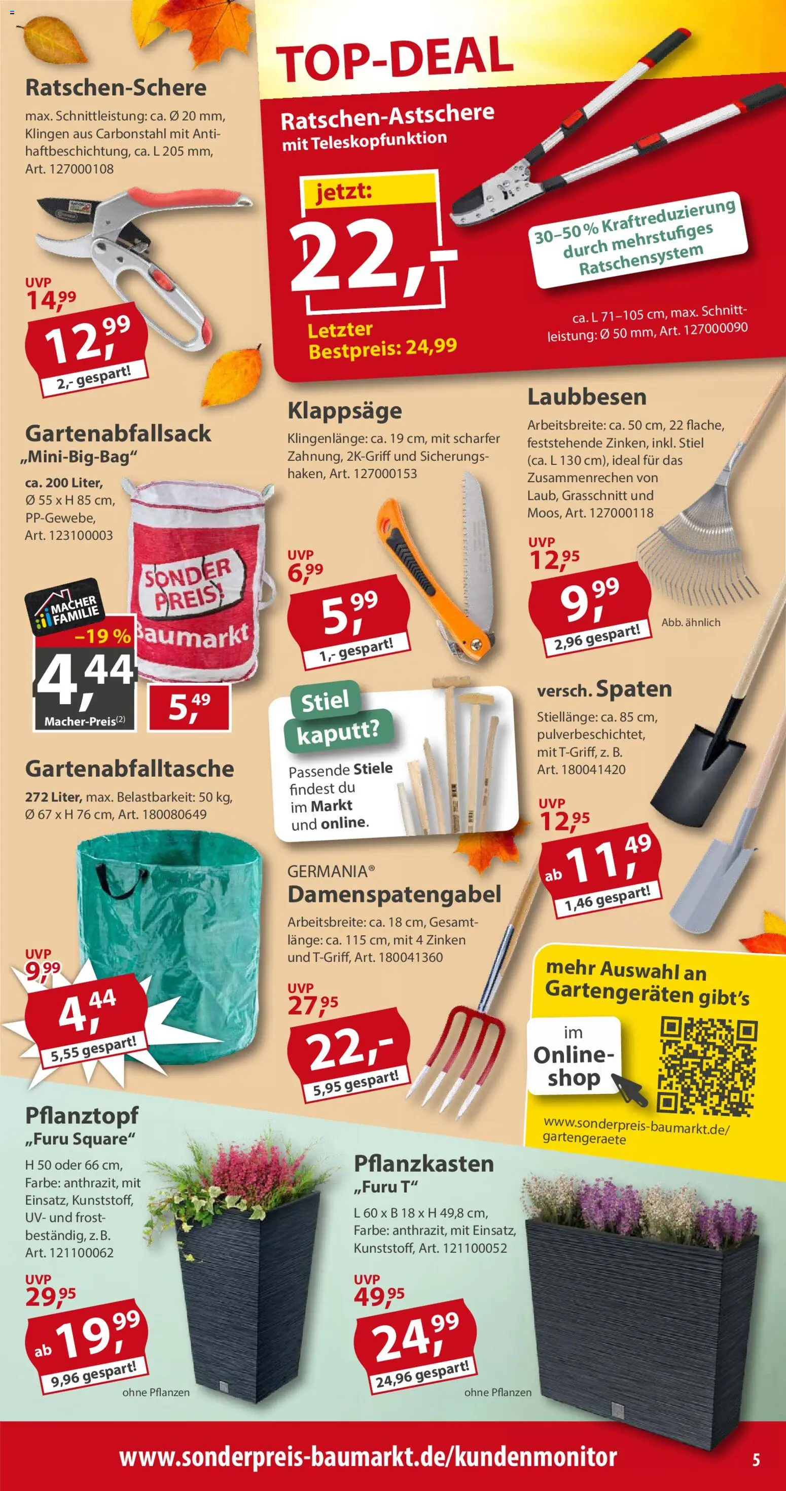 Sonderpreis Baumarkt Prospekt – gültig ab 26.09.2026 | Seite: 5