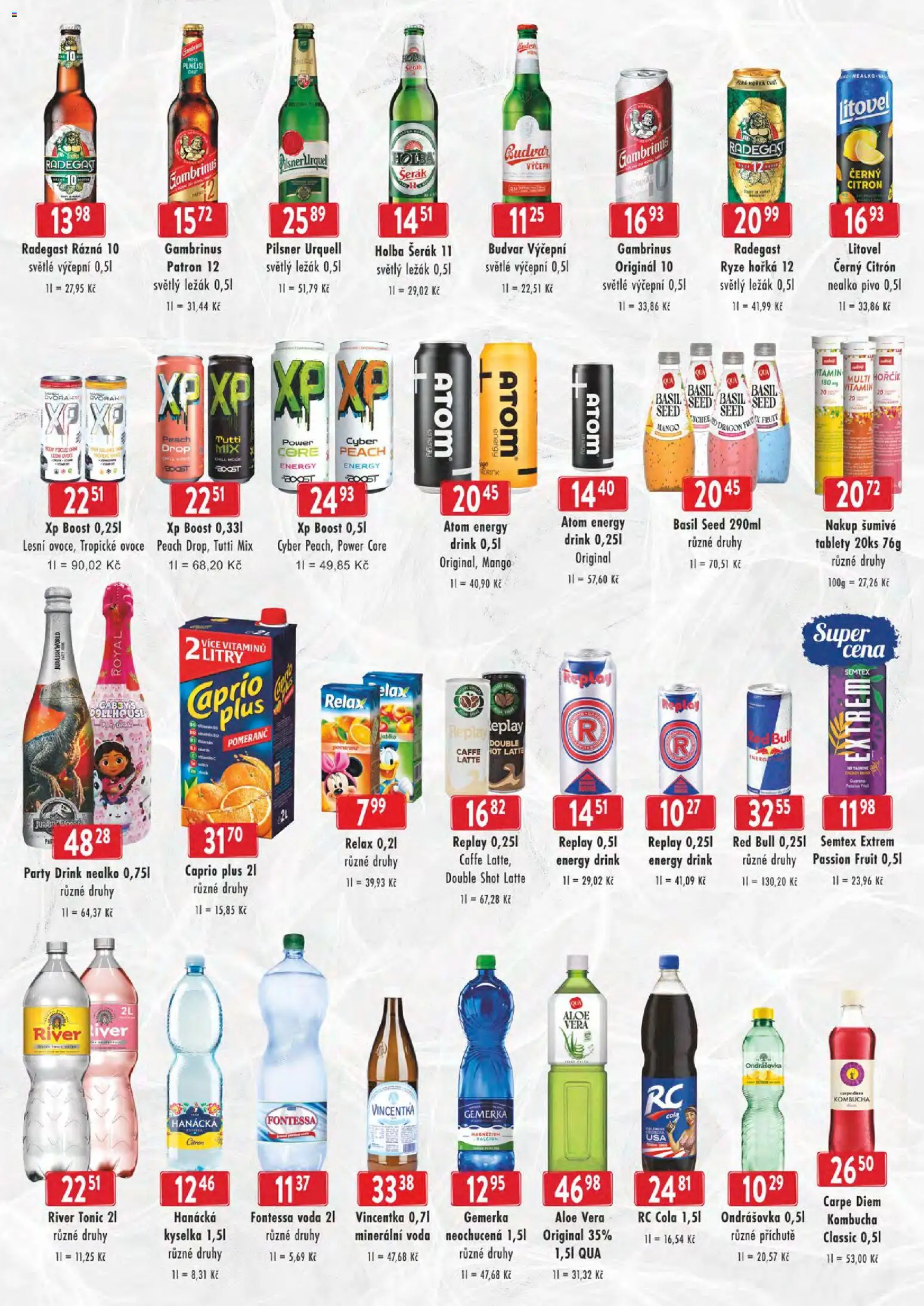 Astur & Qanto leták - cash&carry Jeseník, Krnov od 17.06.2026 | Strana: 3 | Produkty: Kombucha, Tonic, Radegast Rázna 10, Gambrinus