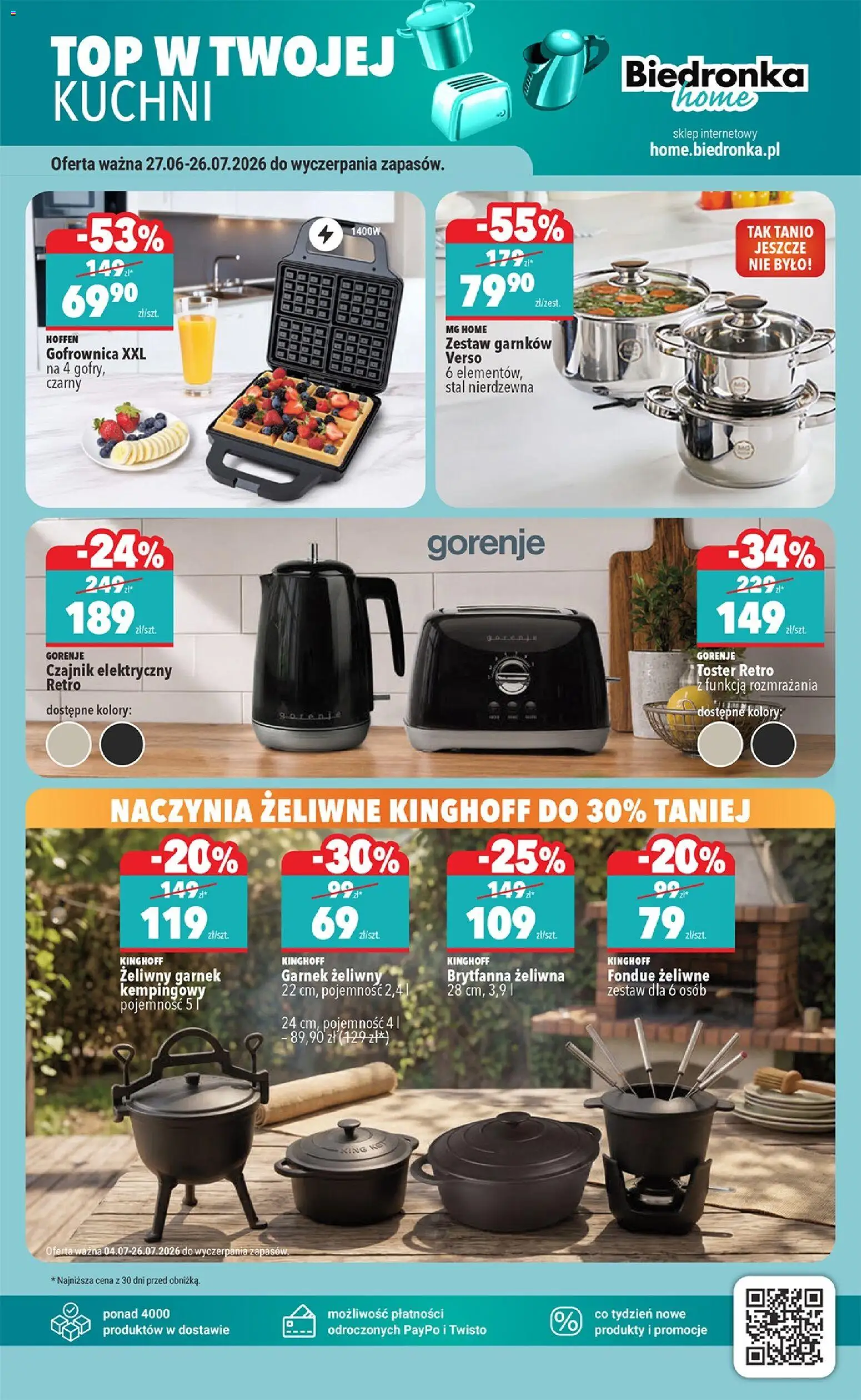 Biedronka Polsko leták - Hity i inspiracje od 04.07.2026 | Strana: 47 | Produkty: Fondue