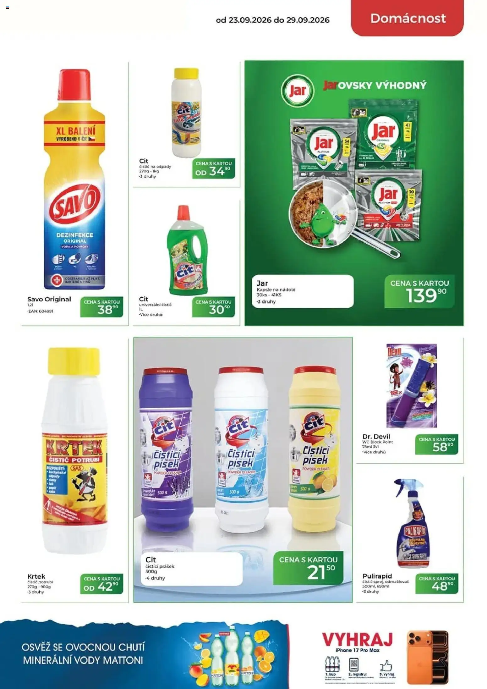 Tamda Foods leták od 23.09.2026 | Strana: 53 | Produkty: Mattoni, Nádobí, Písek, Univerzální čistič