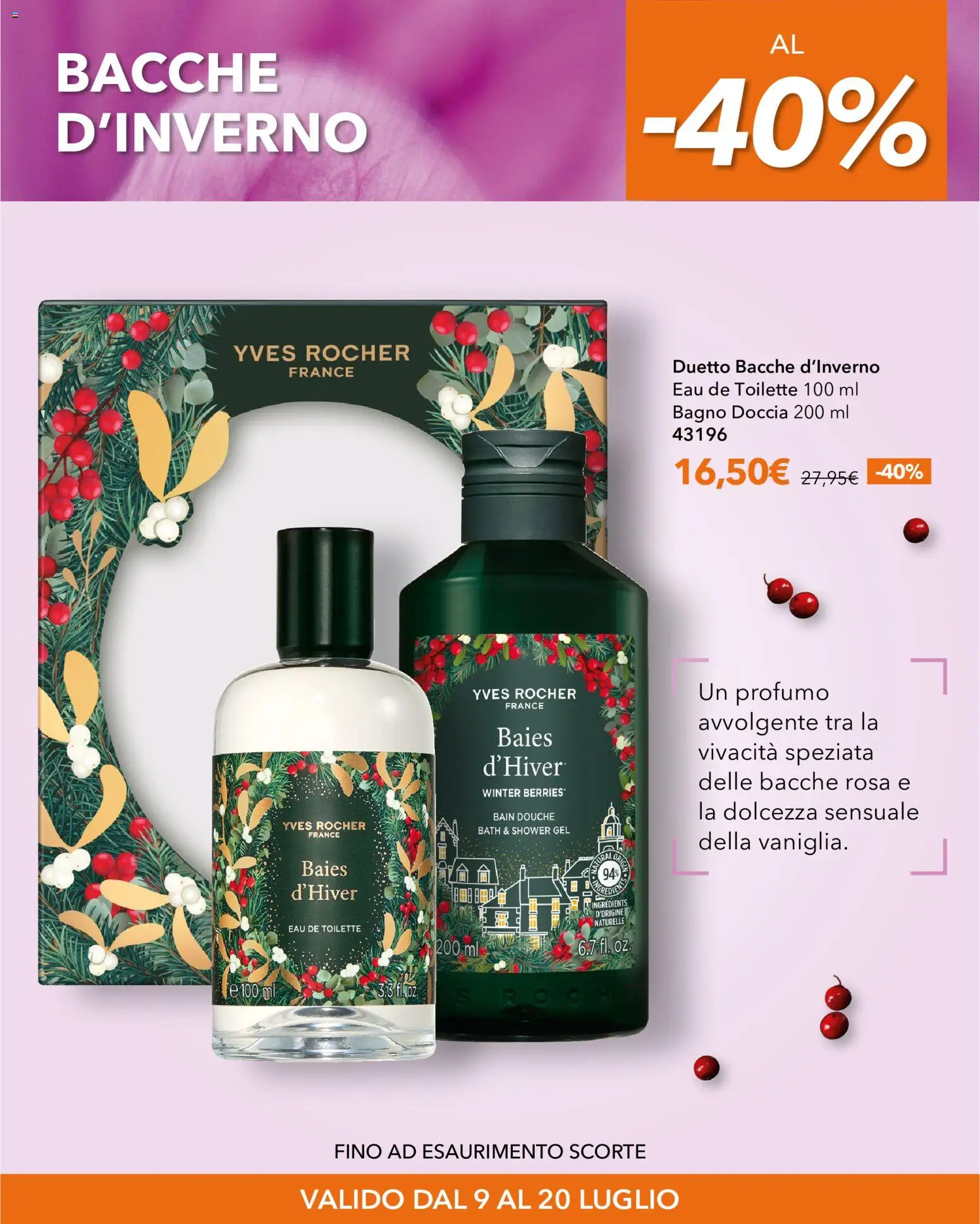 Volantino Yves Rocher del 09/07/2026 | Pagina: 10 | Prodotti: Bagno, Doccia, Profumo