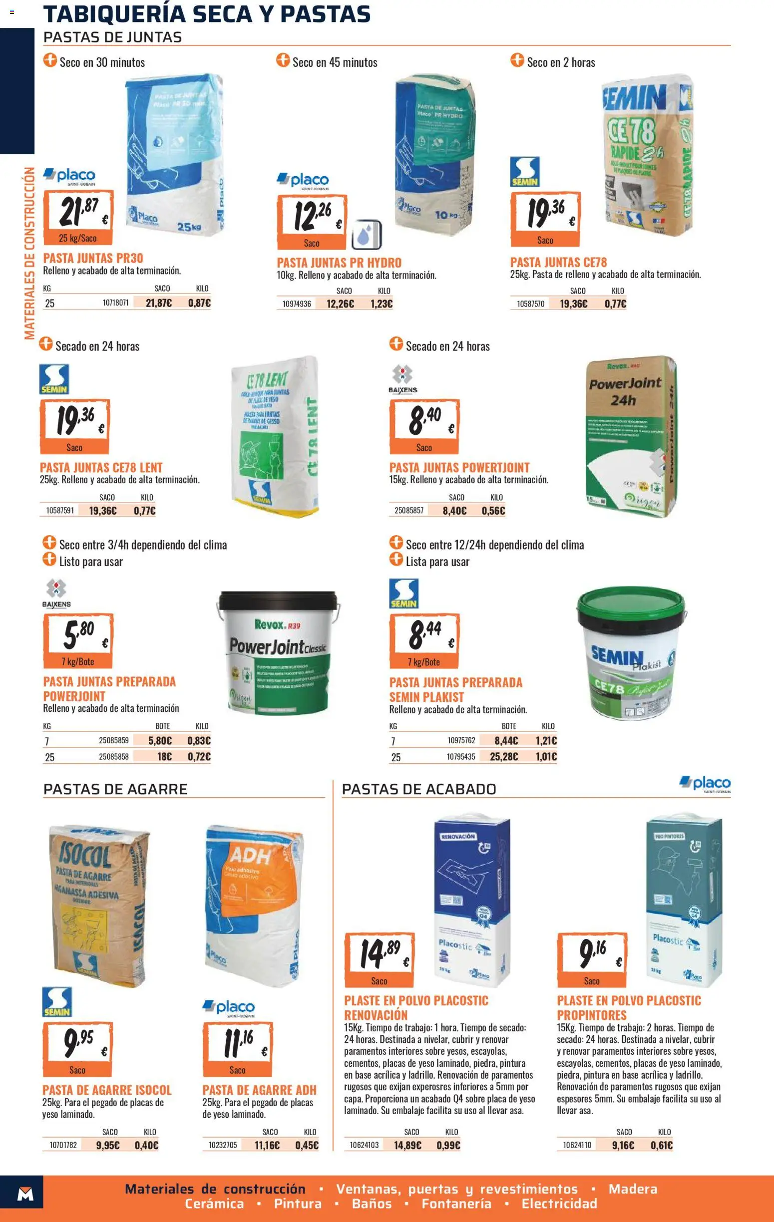 Obramat - Reformas Otono Imprenta Almacenes 21 Burgos 2026 │ válido desde el 09/10/2026 | Página: 4 | Productos: Polvo, Pasta, Té, Puertas