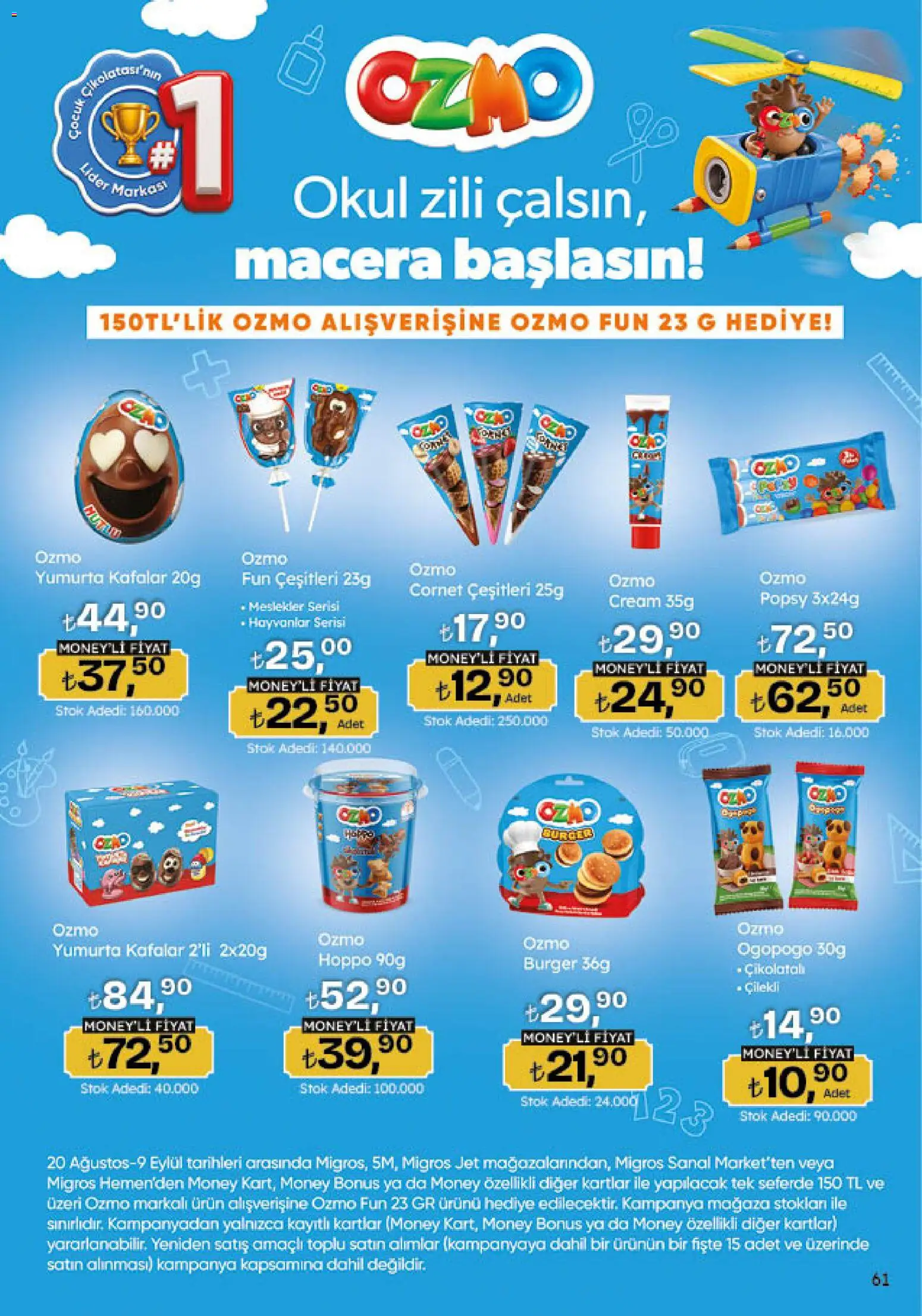 Migros Katalog - Migroskop - 20 Ağustos 2026 tarihinden itibaren geçerlidir | Sayfa: 61 | Ürünler: Yumurta