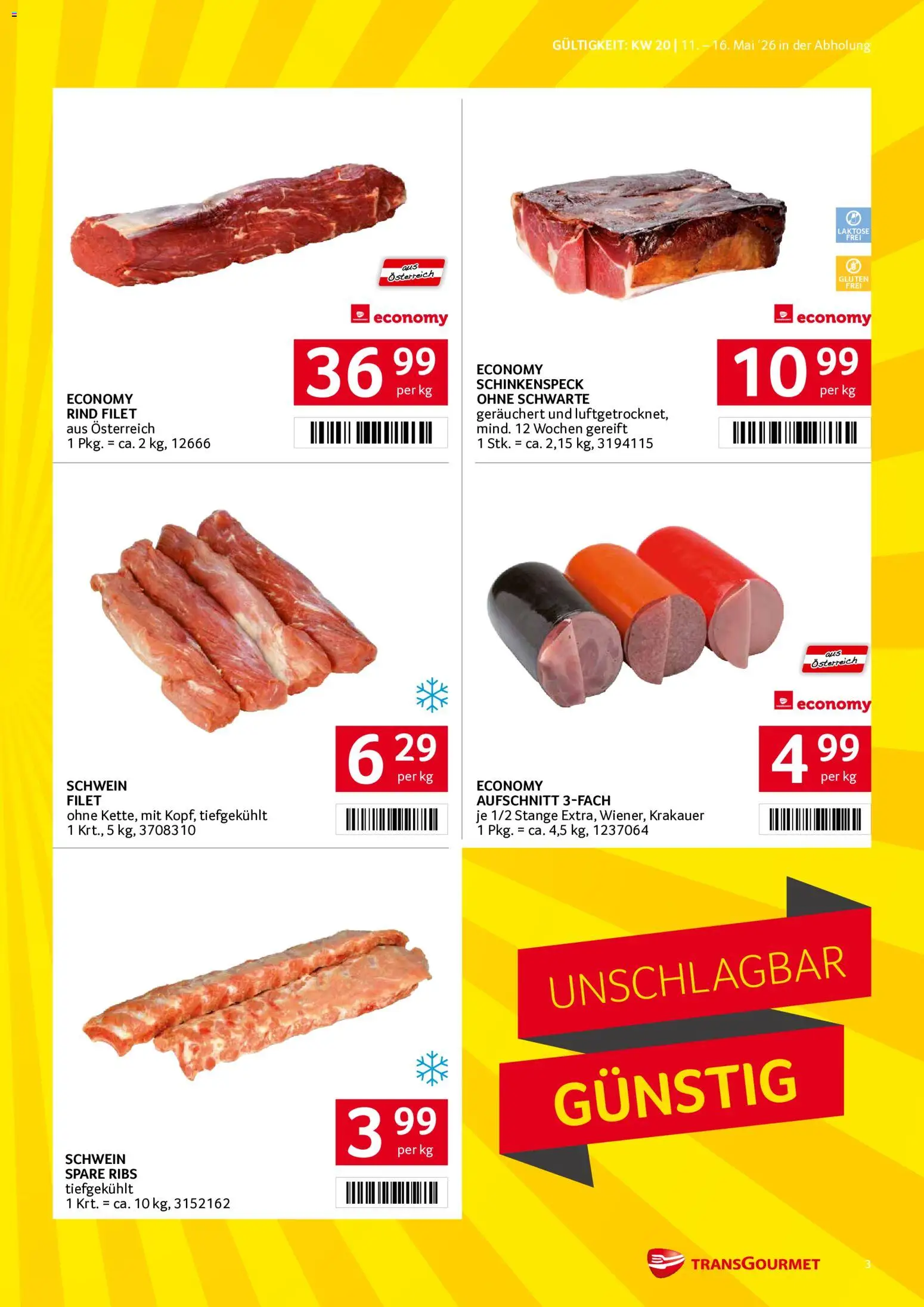 Transgourmet Flugblatt gültig ab 11.05.2026 | Seite: 3