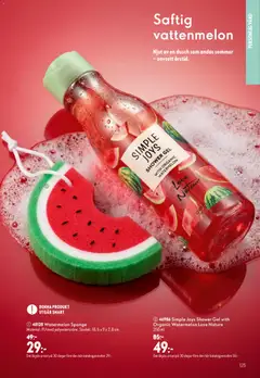 Oriflame erbjudanden 13/26 - Förhandsvisning av reklamblad från butik Oriflame aktuell från 16/09/2026 | Sida: 125 | Produkter: Vattenmelon, Dusch