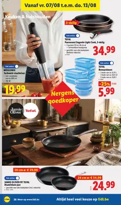 Lidl Folder week 32 - Voorbeeld van een folder van Lidl, geldig van 03/08/2026 | Pagina: 28 | Producten: Blender, Pan