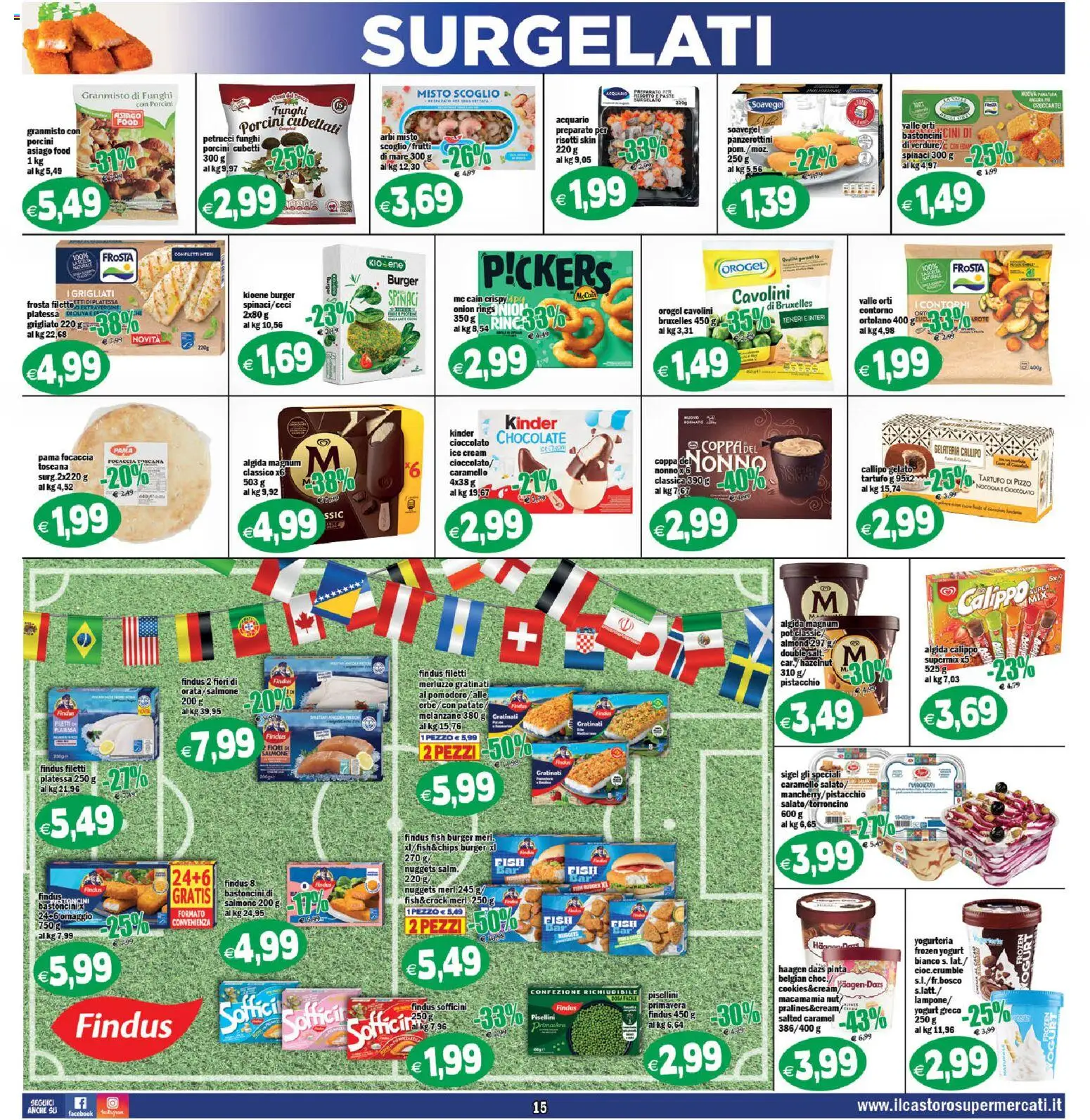 Volantino Il Castoro del 01/07/2026 | Pagina: 15 | Prodotti: Yogurt greco, Yogurt, Salmone, Spinaci