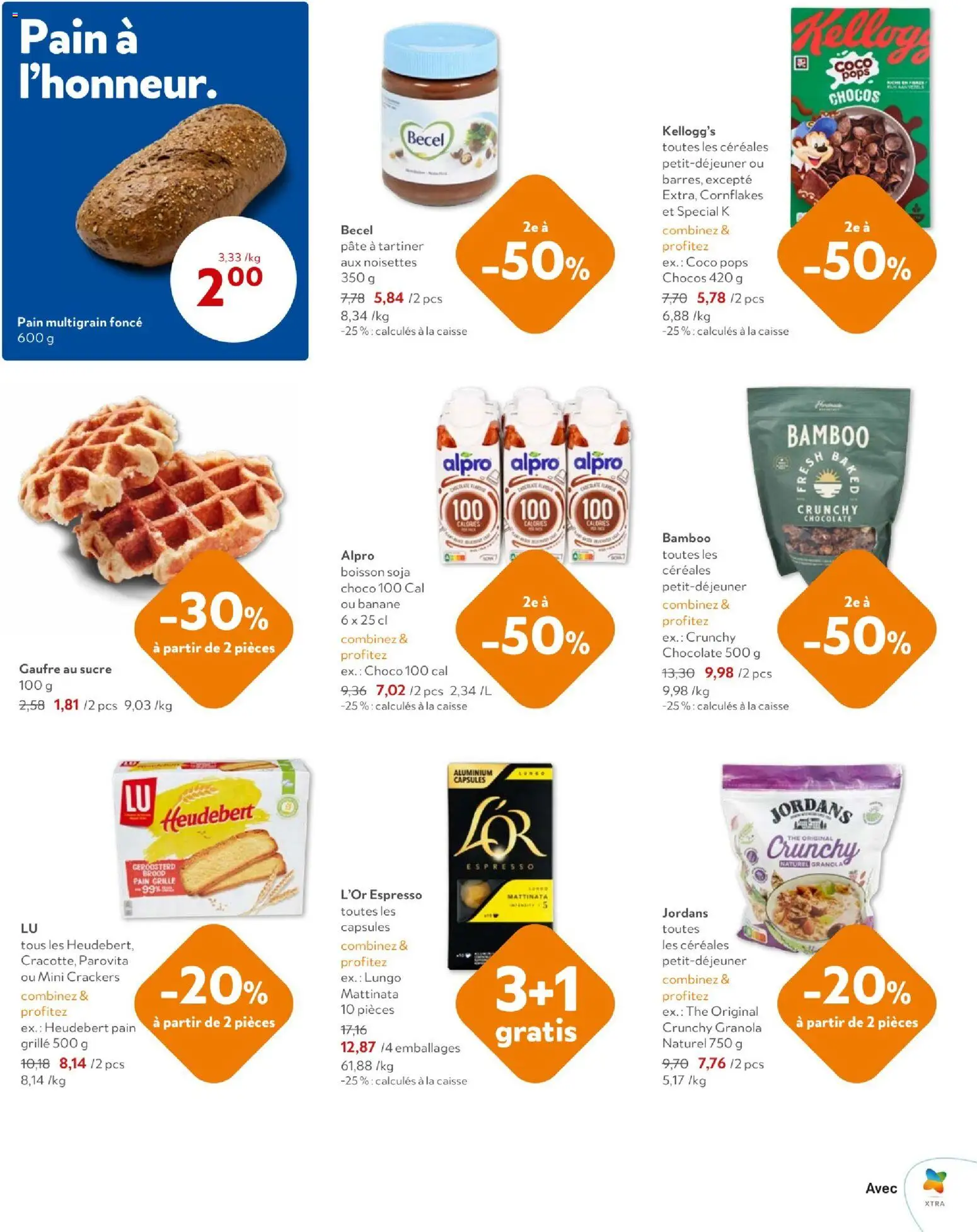 {H1} | Pagina: 13 | Producten: Geroosterd brood, Cornflakes, Crackers, Brood