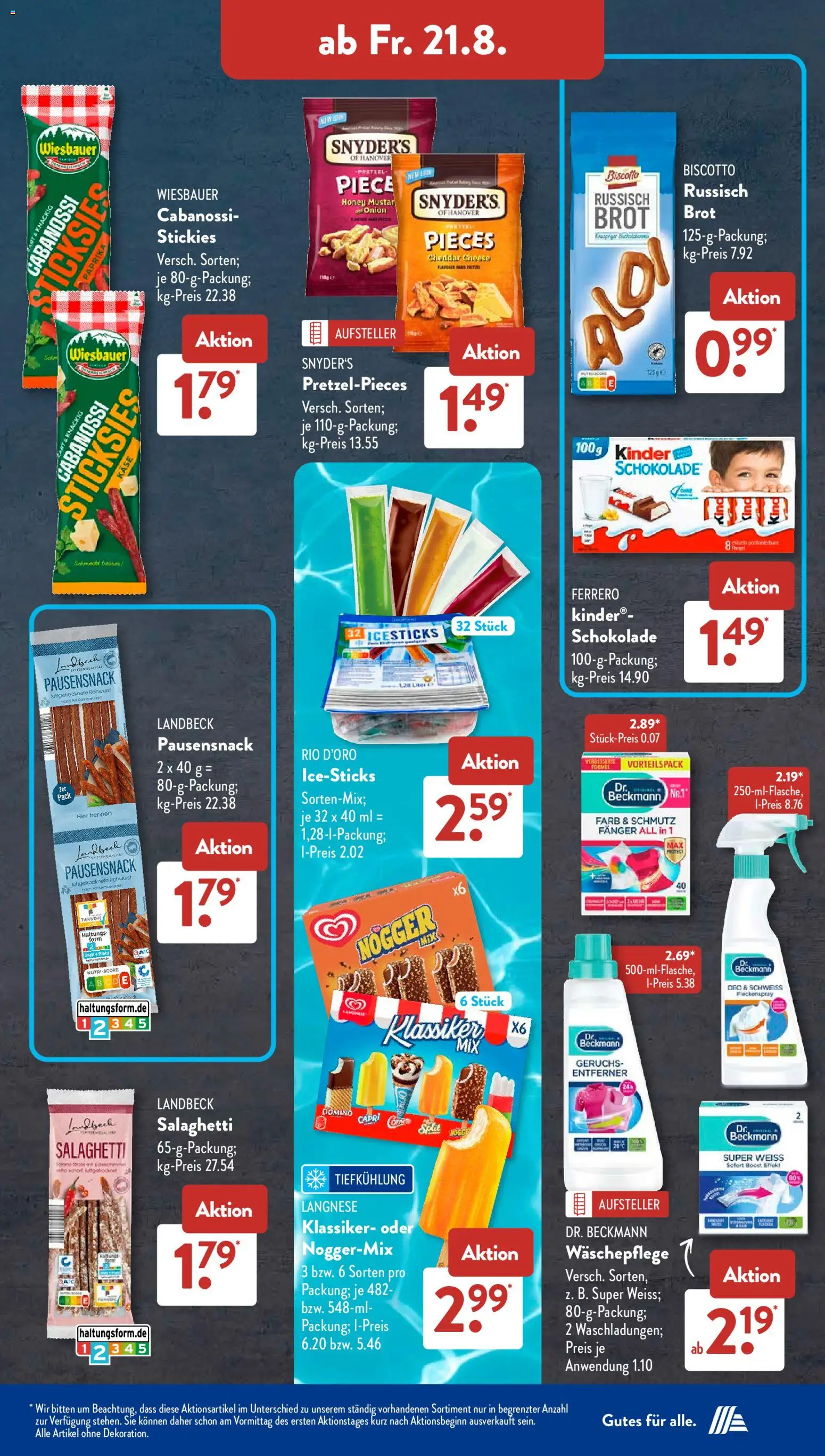 Aldi Süd Prospekt – gültig ab 17.08.2026 | Seite: 22 | Produkte: Grill, Jacke