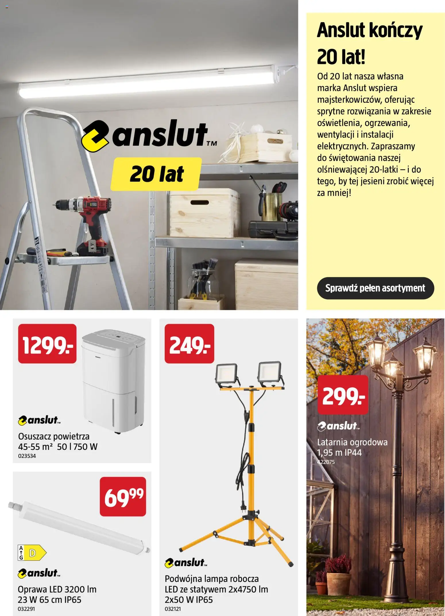 Jula gazetka - Rozpocznij jesienne majsterkowanie od 10.09.2026 | Strona: 36 | Produkty: Osuszacz powietrza, Lampa