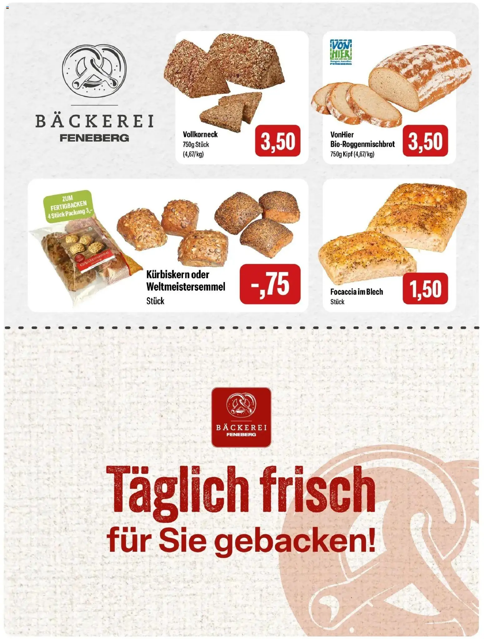 Feneberg Aktuelle Angebote (ab 07.05.2026) zum Blättern | Seite: 4 | Produkte: Bäckerei