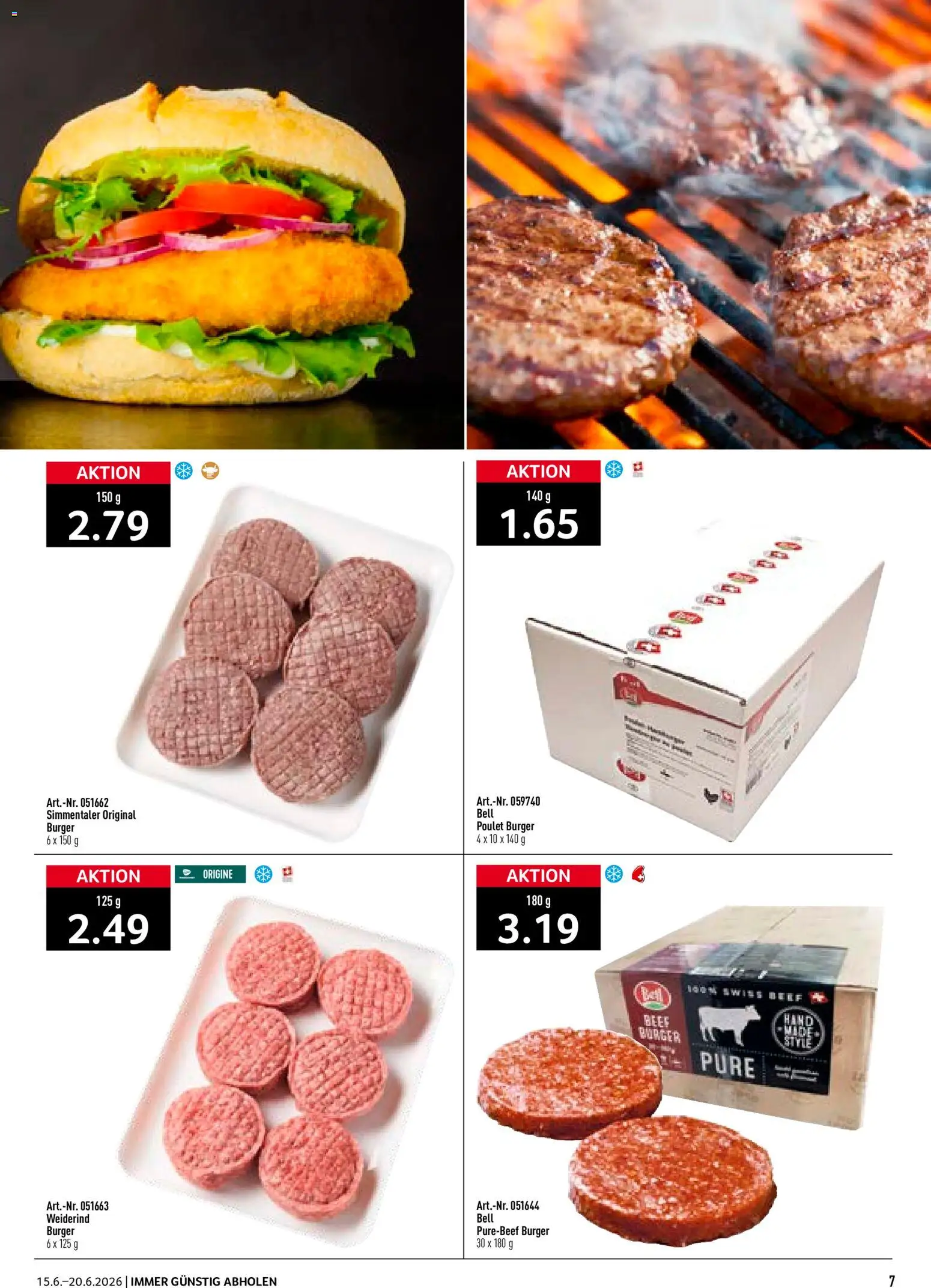 Prodega aktionen – gültig ab 15.06.2026 | Seite: 7 | Produkte: Burger