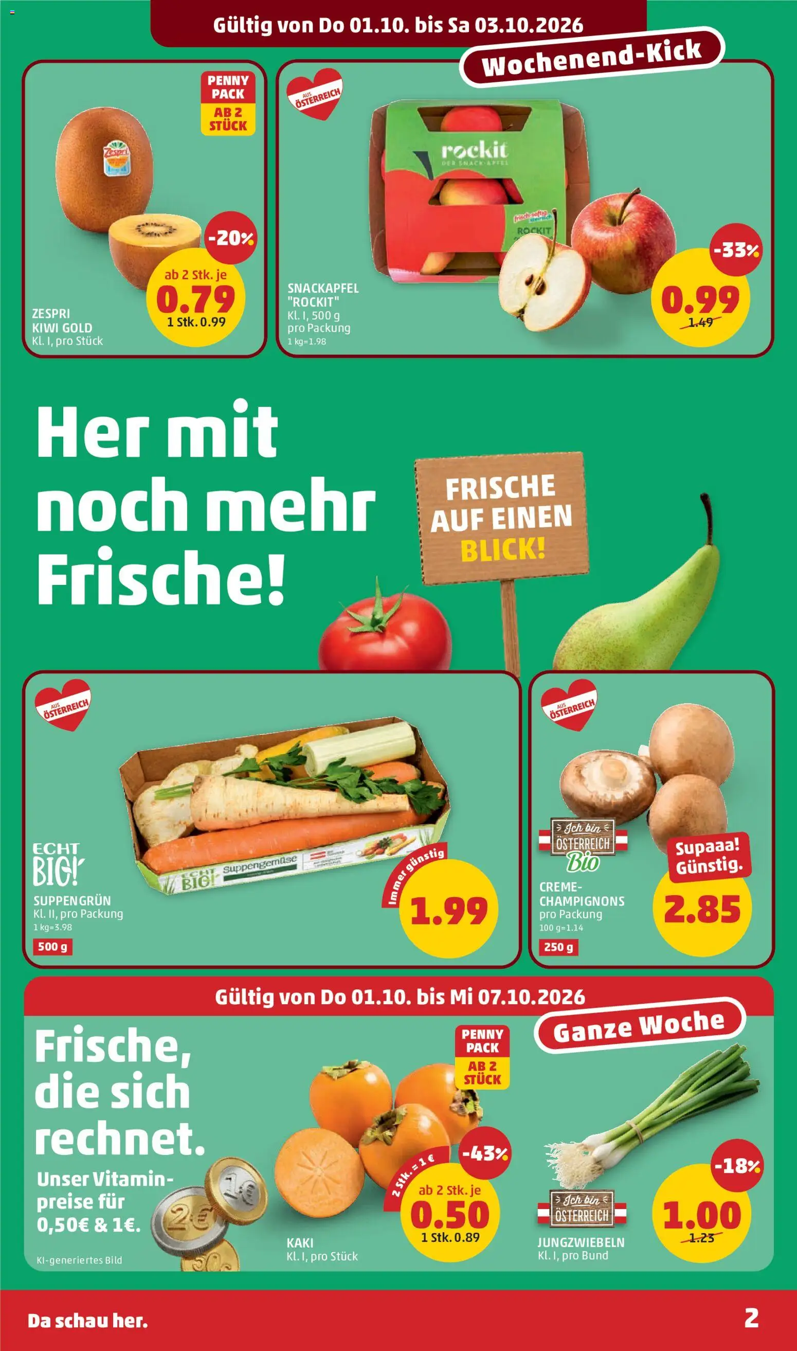 Penny Markt - Flugblatt gültig ab 01.10.2026 | Seite: 2