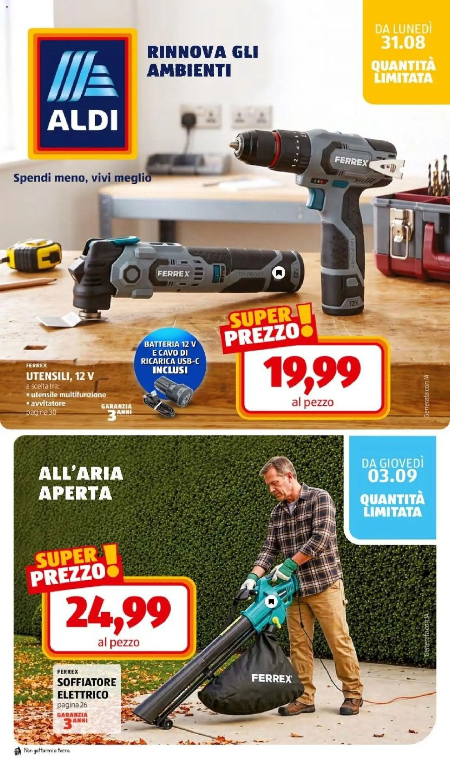 Volantino Aldi del 31/08/2026 | Pagina: 34