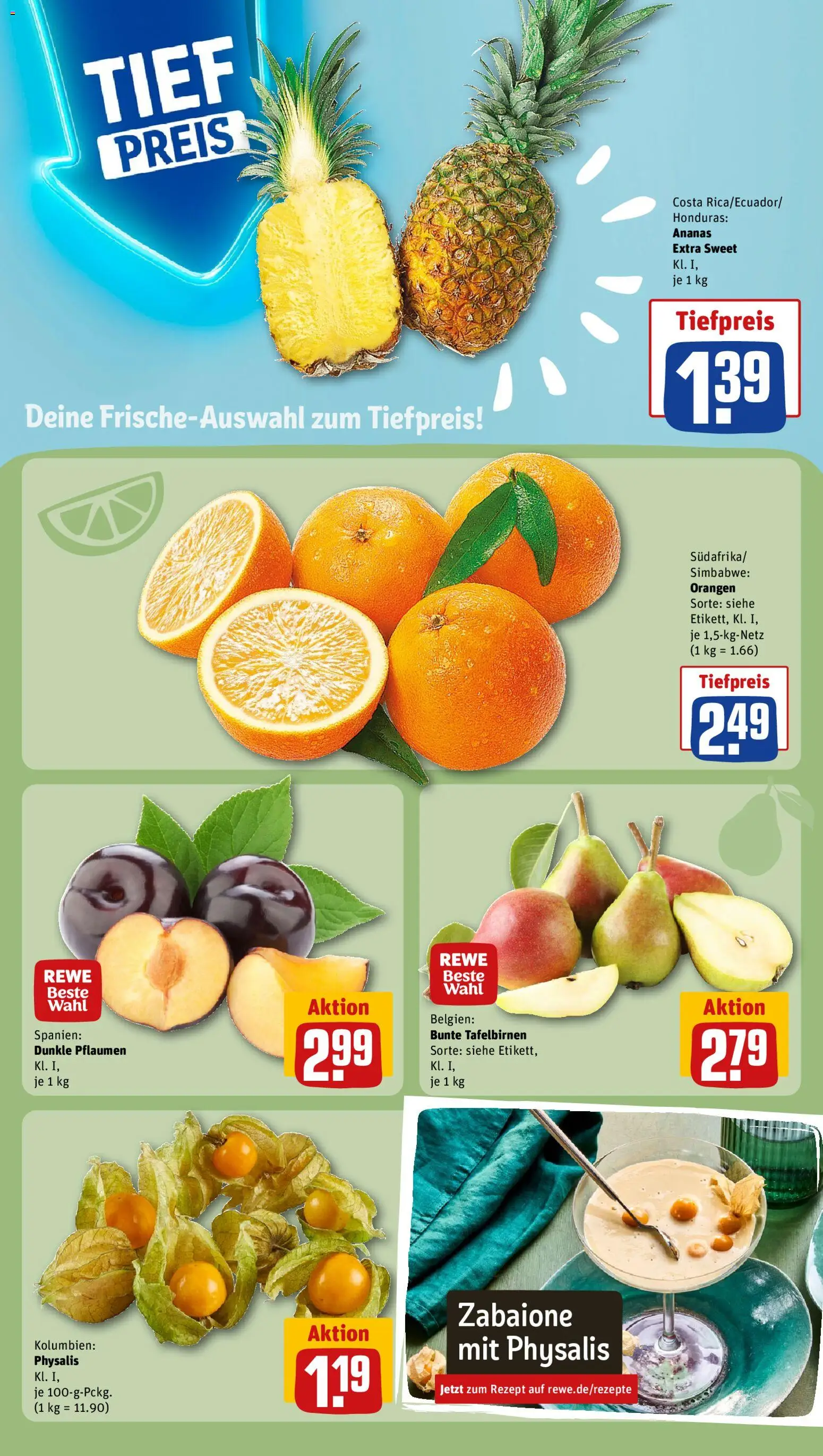 Rewe ihr Kaufpark Prospekt – gültig ab 05.10.2026 | Seite: 6 | Produkte: Pflaumen, Orangen, Ananas