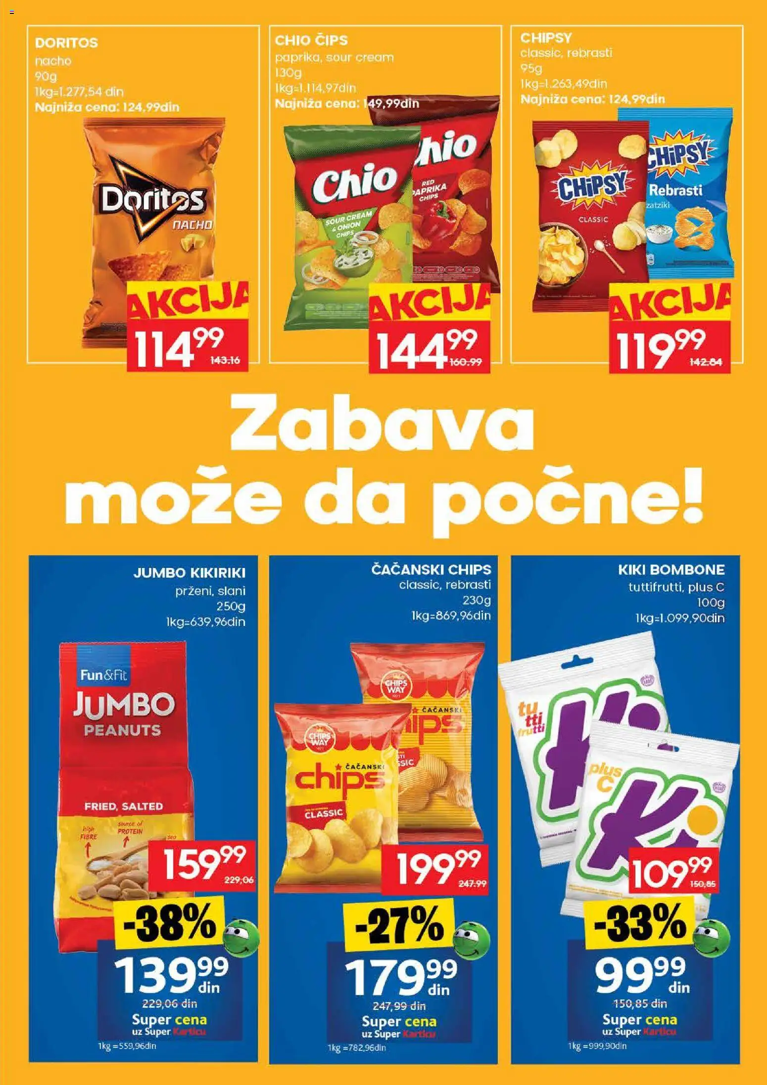 Idea katalog - važi od 04.06.2026 | Strana: 21 | Proizvode: Bombone, Čips, Paprika, Doritos
