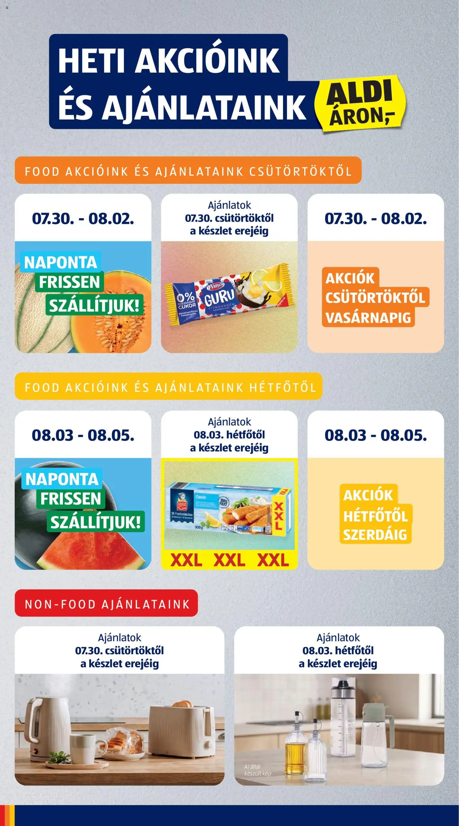 Aldi akciós ujság - amely érvényes a következő dátumtól: 2026.07.30. | Oldal: 6