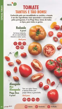 Pré-visualização Pingo Doce Fruta e Legumes válido de 30/06/2026 | Página: 34 | Produtos: Ingredientes, Saladas, Tomate