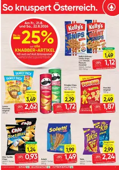 Spar - Flugblatt ab 20.08.2026 gültig | Seite: 3 | Produkte: Chips