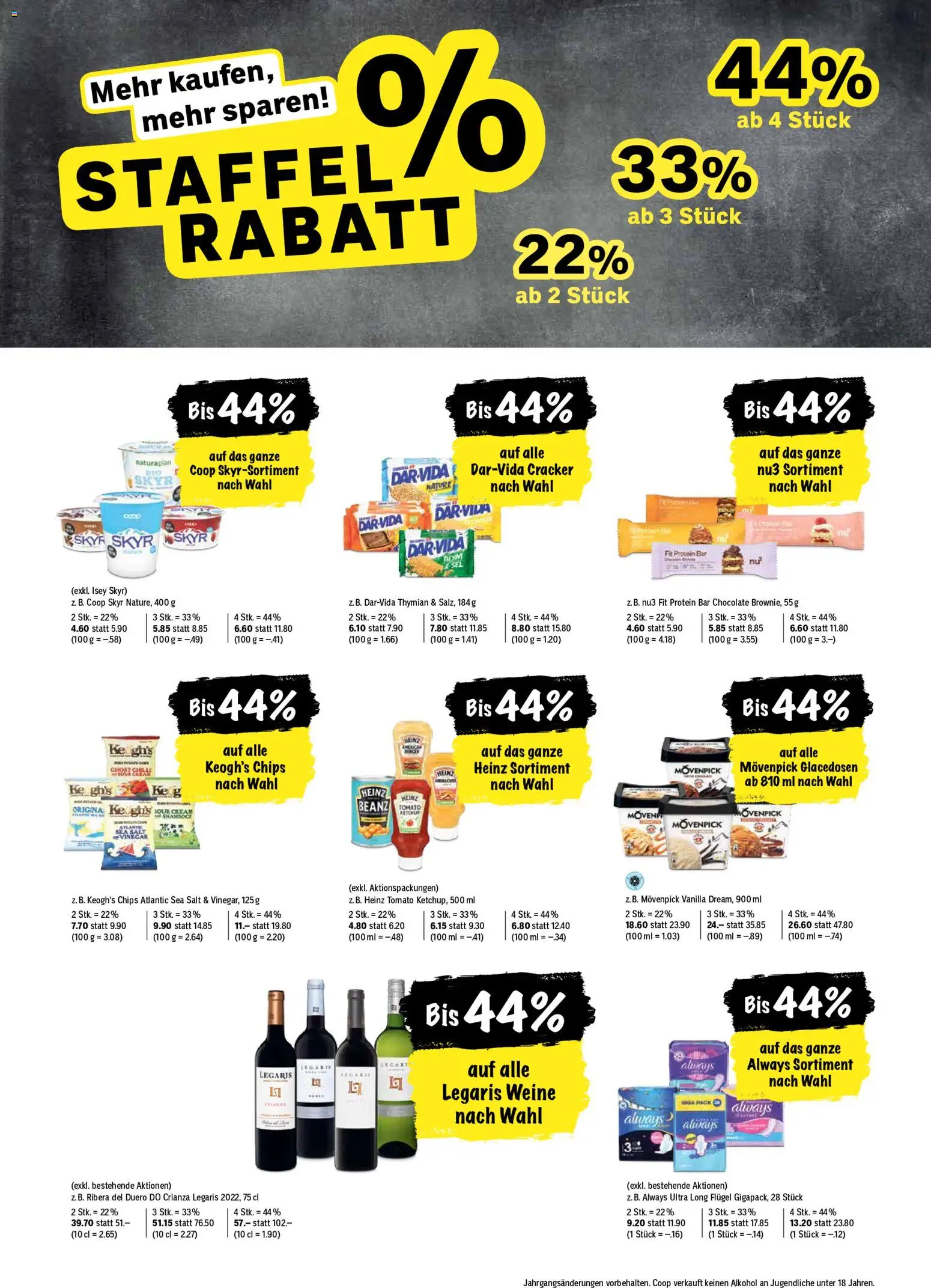Coop aktionen – gültig ab 04.06.2026 | Seite: 22 | Produkte: Chips, Ketchup