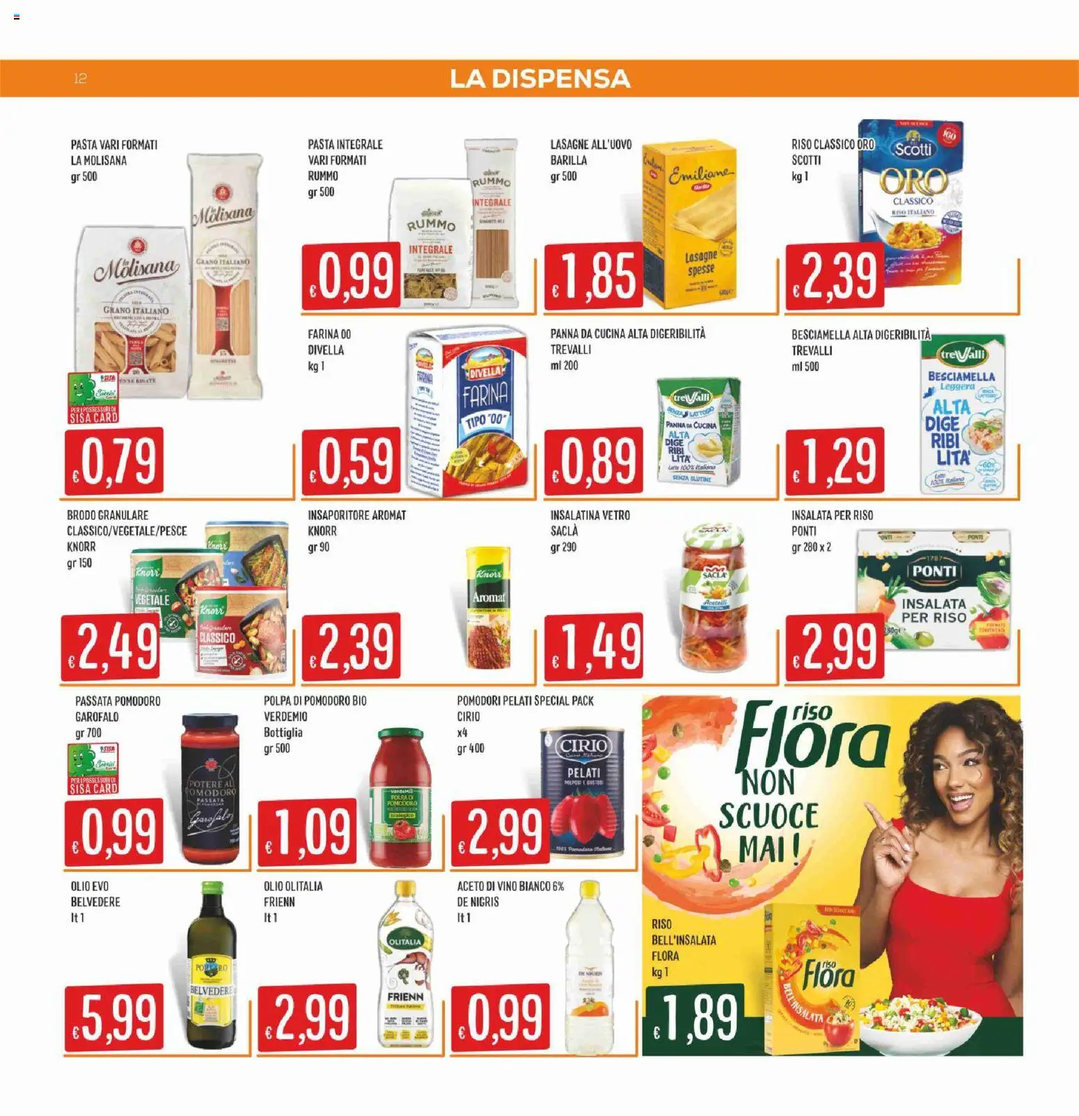 Volantino SISA del 28.05.2026 | Pagina: 12 | Prodotti: Insalata, Latte, Aceto, Vino bianco