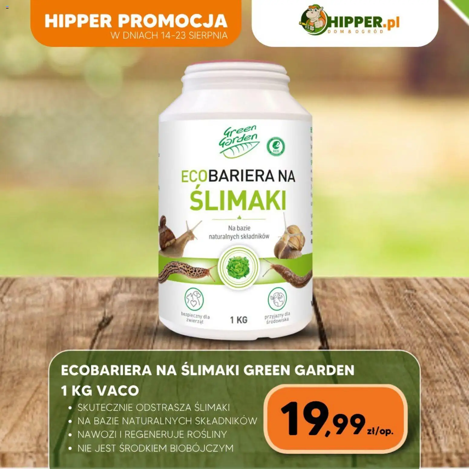 Hipper gazetka od 14.08.2026 | Strona: 1 | Produkty: Rosliny