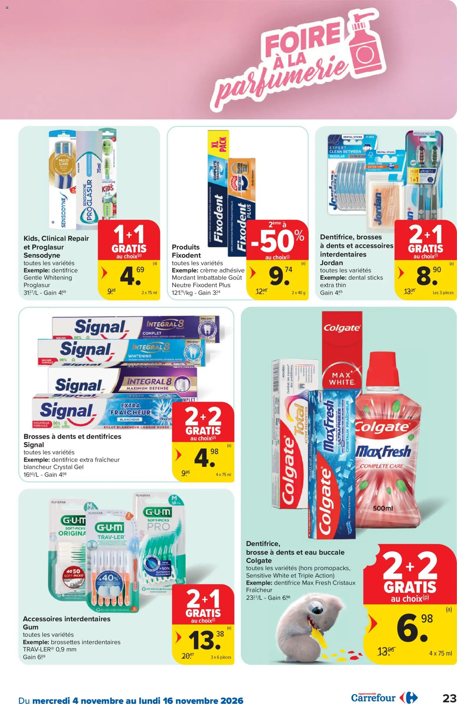 {H1} | Pagina: 23 | Producten: La, Gel, Crème, Gum