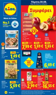 Lidl φυλλαδιο σε ισχύ από 20/08/2026