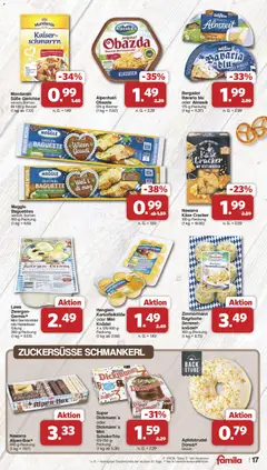 Famila Nordwest Prospekt ab 14.09.2026 gültig | Seite: 19 | Produkte: Käse, Baguette, Kräuterbutter, Gerichte