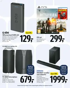 Føtex - Tibudsavis uge 25 - 26 gyldig fra 12.06.2026 | Side: 70 | Produkter: Soundbar, Powerbank, Højttaler, Batteri