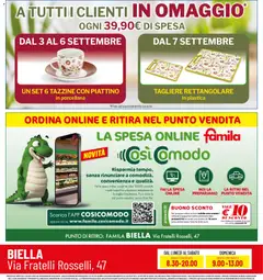 Anteprima del volantino Famila volantino Biella valido a partire dal 03/09/2026 | Pagina: 24