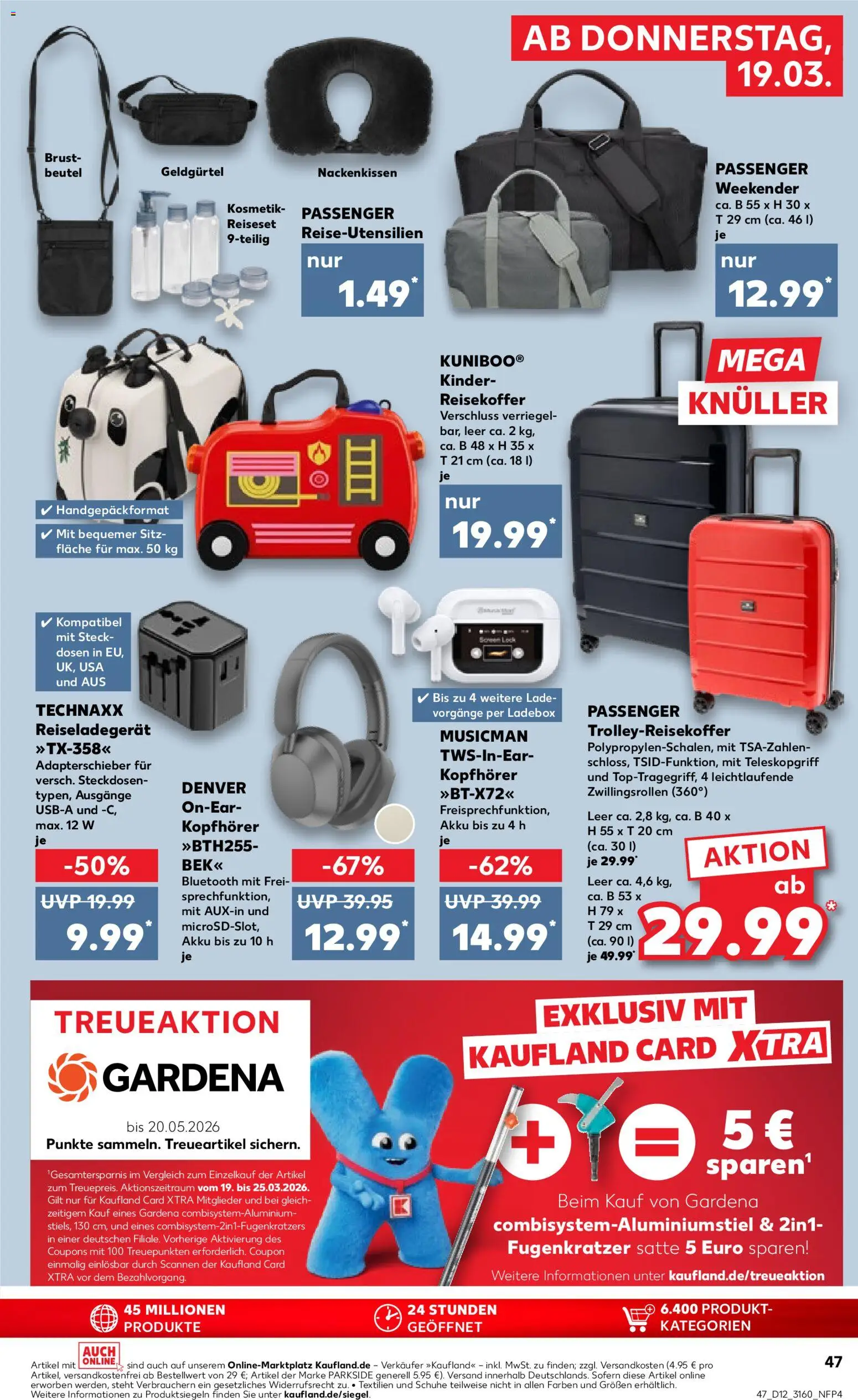 Kaufland Prospekt 	 – gültig ab 19.03.2026 | Seite: 47 | Produkte: Top, Adapter, Kopfhörer