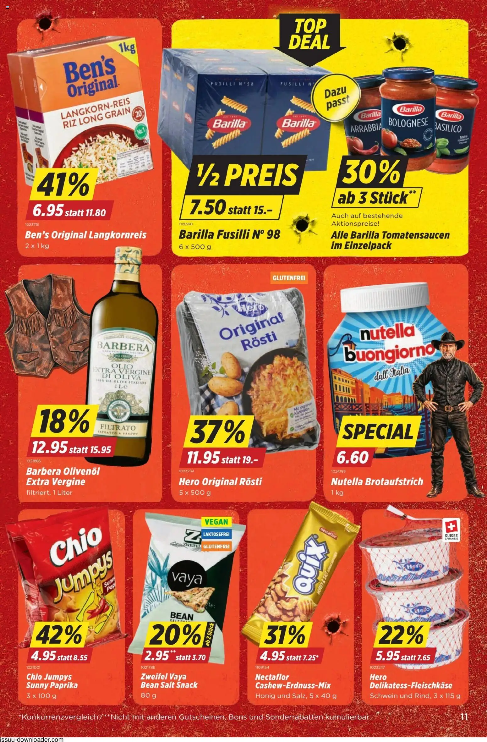 Denner aktionen – gültig ab 25.06.2026 | Seite: 11 | Produkte: Barilla, Spabad, Kartoffeln