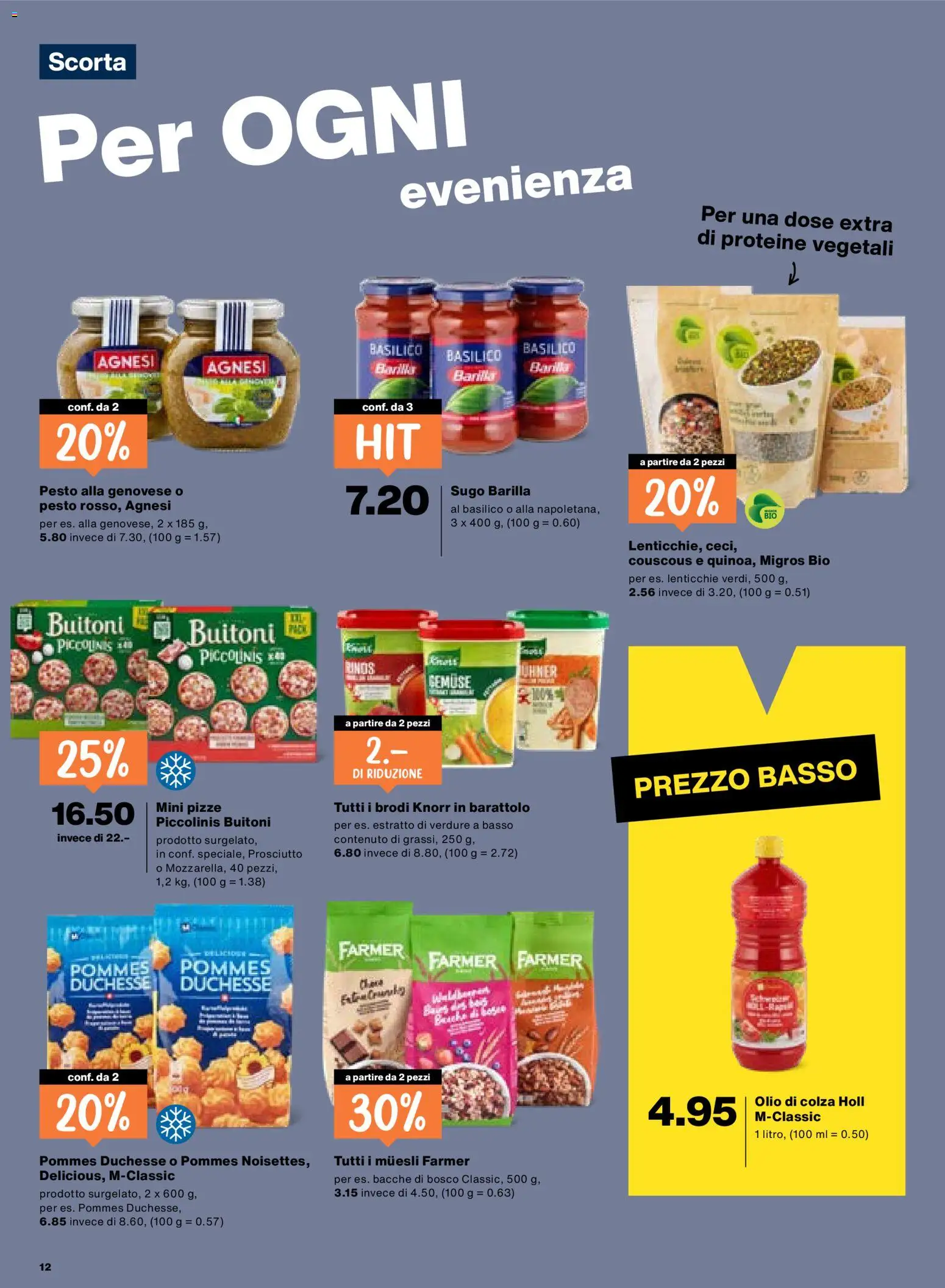 Migros aktionen IT – gültig ab 13.08.2026 | Seite: 12 | Produkte: Barilla, Gemüse