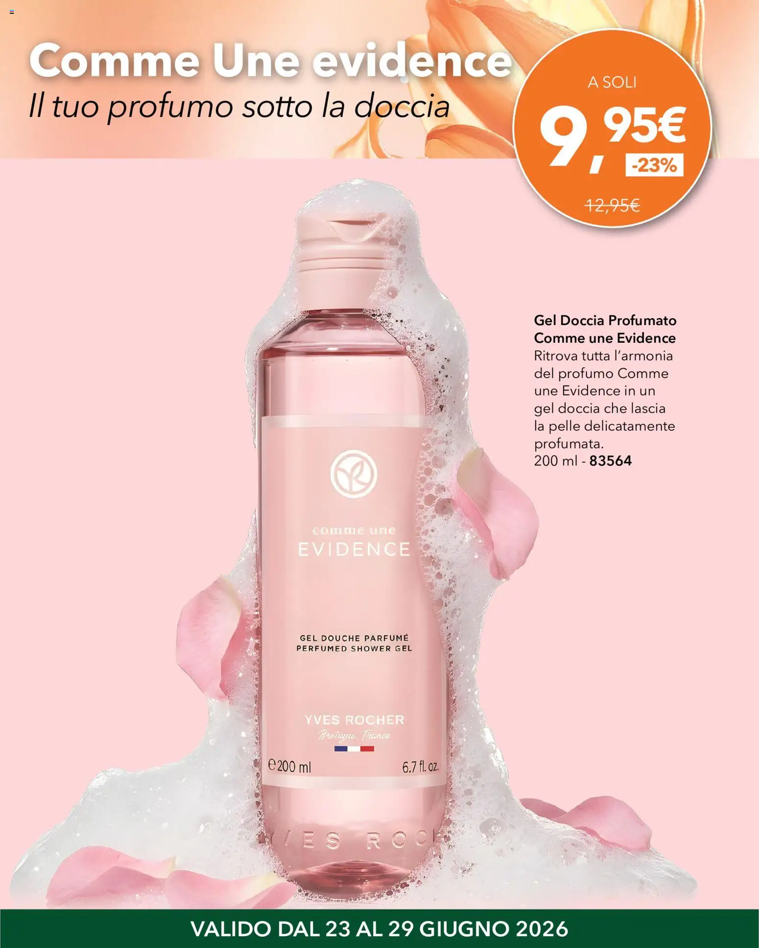 Volantino Yves Rocher del 23/06/2026 | Pagina: 11 | Prodotti: Doccia, Profumo