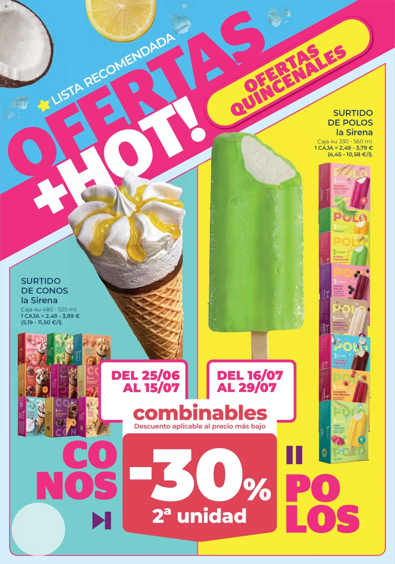 La Sirena Catálogo de helados │ válido desde el 25/06/2026 | Página: 4