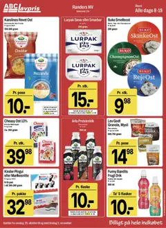 Abc Lavpris - Tilbudsavis uge 43 gyldig fra 28/10/2026 | Side: 12 | Produkter: Smør, Ost, Cheddar, Hindbær