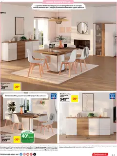 Conforama - Prévisualisation de Conforama catalogue valide à partir de 19.05.2026 | Page: 9 | Produits: Vitrine, Table extensible, Table, Buffet