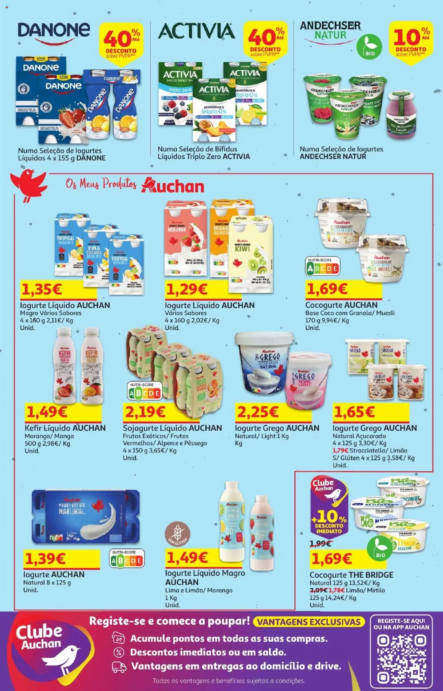 Auchan - Férias de Verão  Casa Verão │ válido de 22/07/2026 | Página: 19 | Produtos: Soja, Granola, Probióticos, Base