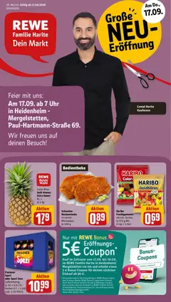 Rewe Prospekt Heidenheim - Mergelstetten ab 14.09.2026 gültig