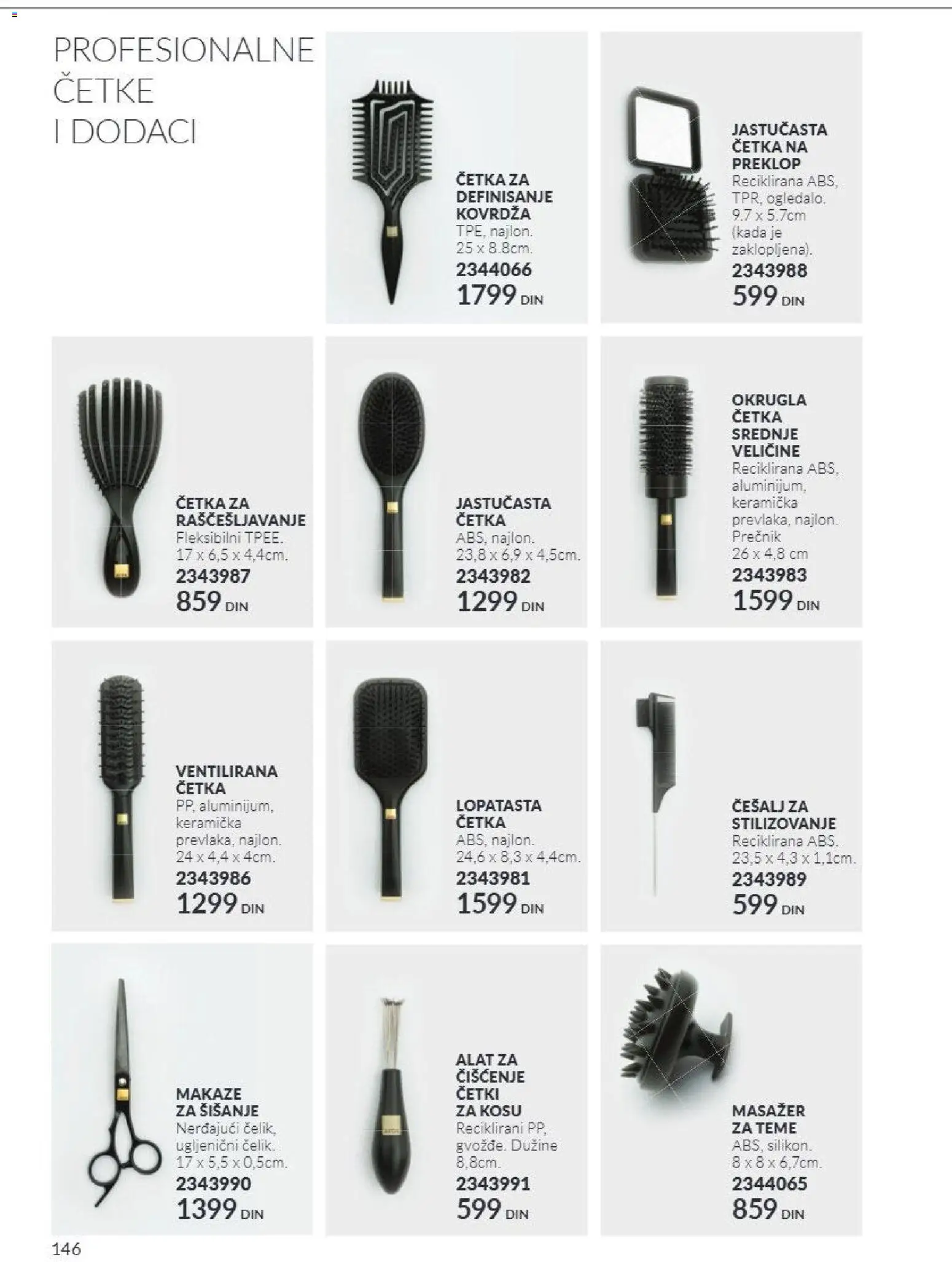 AVON katalog - važi od 01.11.2026 | Strana: 146 | Proizvode: Četka, Makaze, Alat