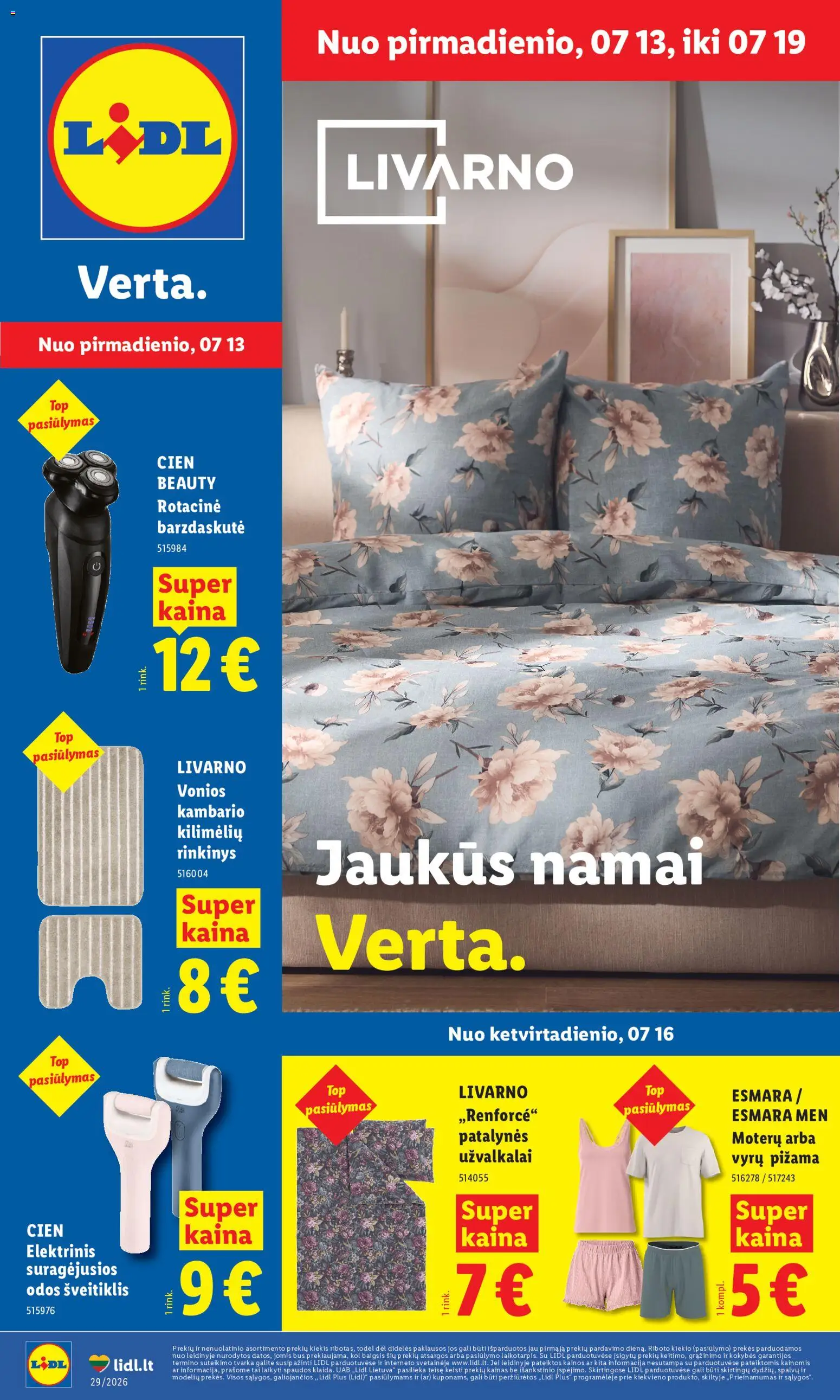 LIDL leidinys internetu || galioja 2026.07.13 catalogue cover