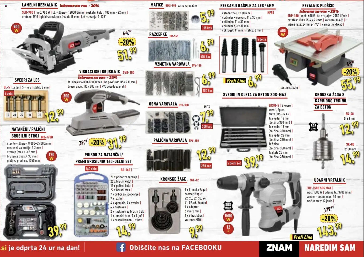 Novi Inter Diskont katalog ponudbe – veljaven od 15.09.2026 | Stran: 4 | Izdelki: Rezalnik, Beton, Vrtalnik, Brusilnik