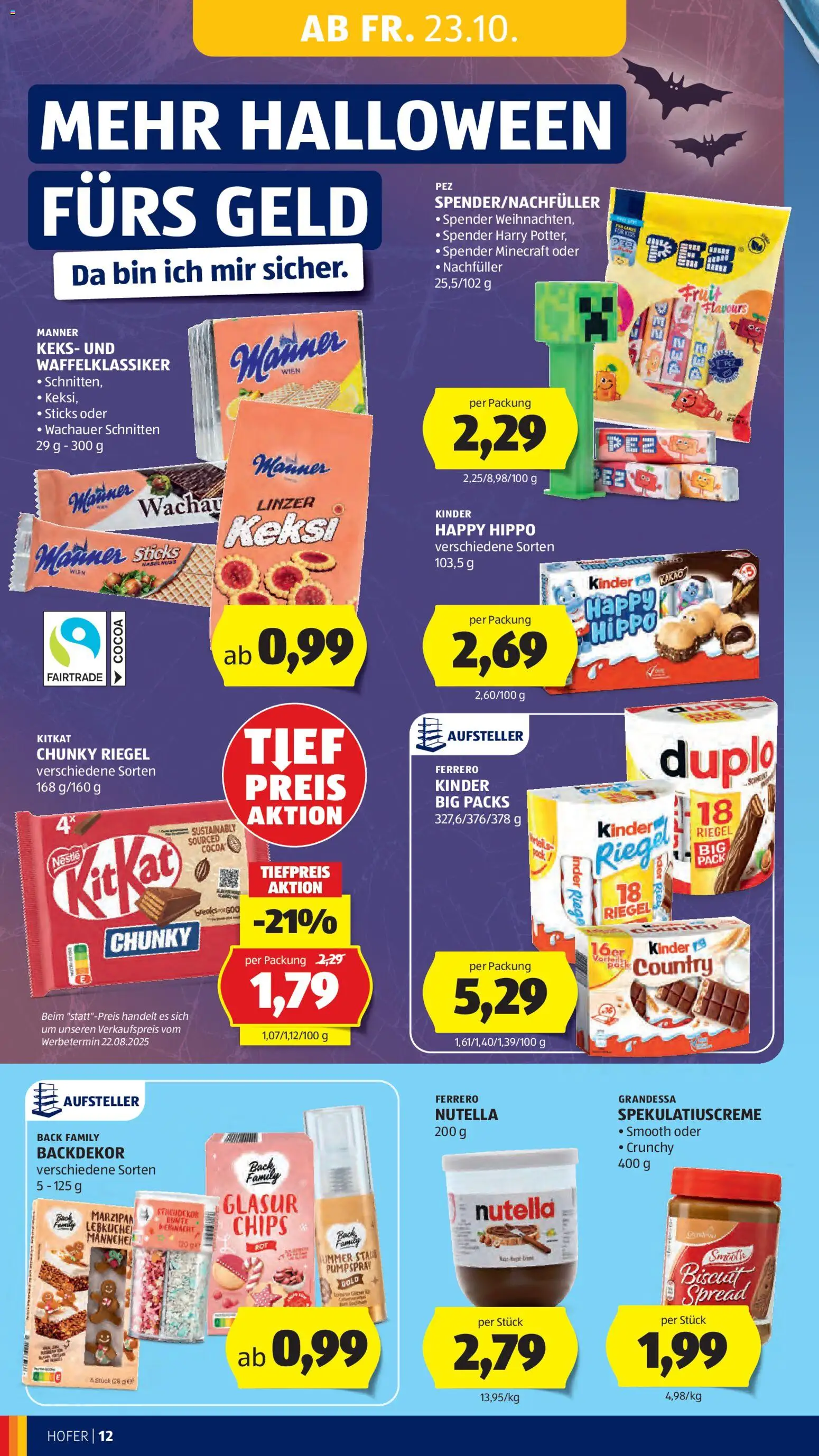 Hofer Flugblatt gültig ab 23.10.2026 | Seite: 20