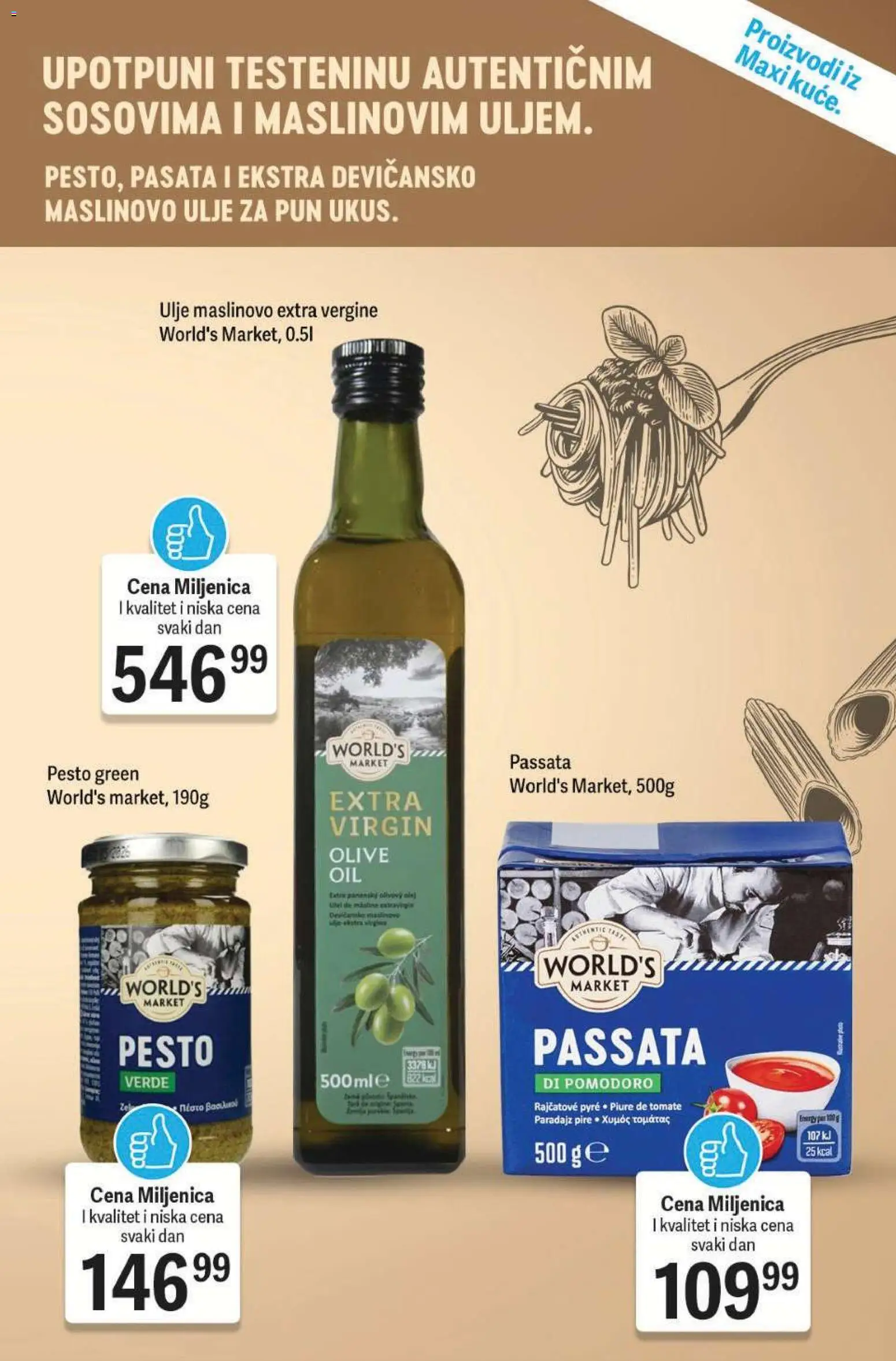 Maxi katalog - važi od 30.07.2026 | Strana: 17 | Proizvode: Pesto, Ulje, Maslinovo ulje, Paradajz