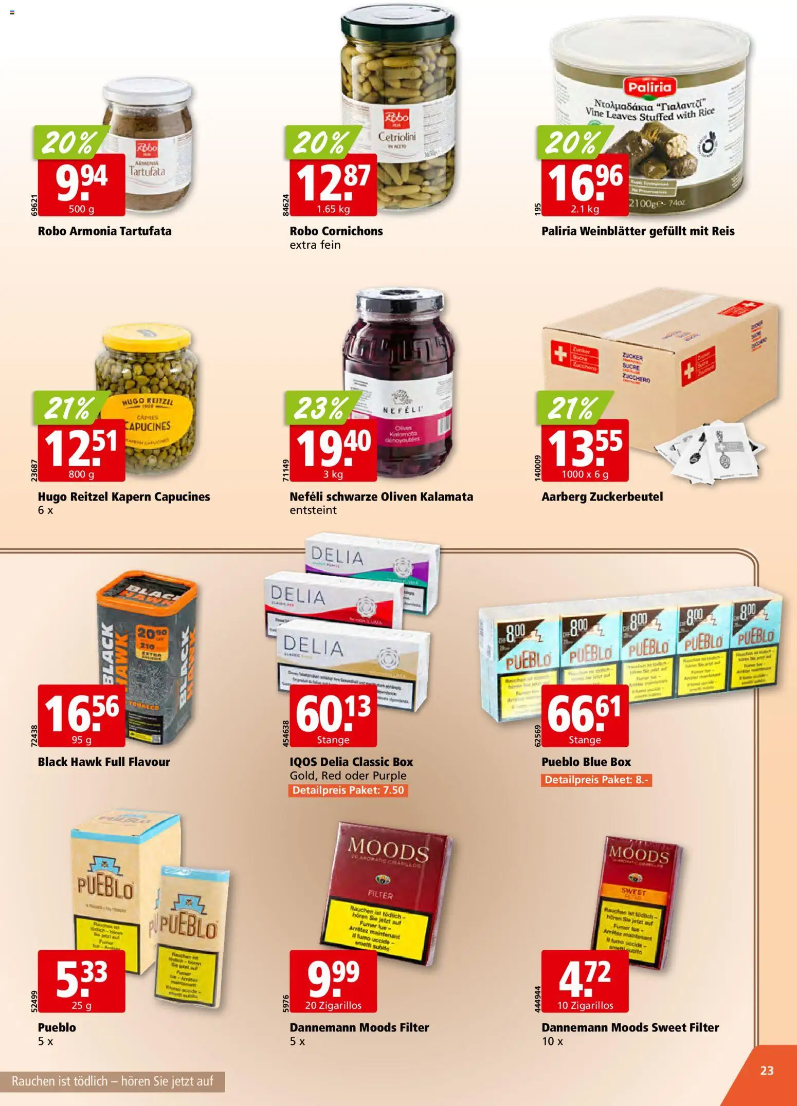 Aligro aktionen Chavannes, Matran, Genf, Sitten – gültig ab 15.06.2026 | Seite: 23 | Produkte: Box, Reis, Zucker