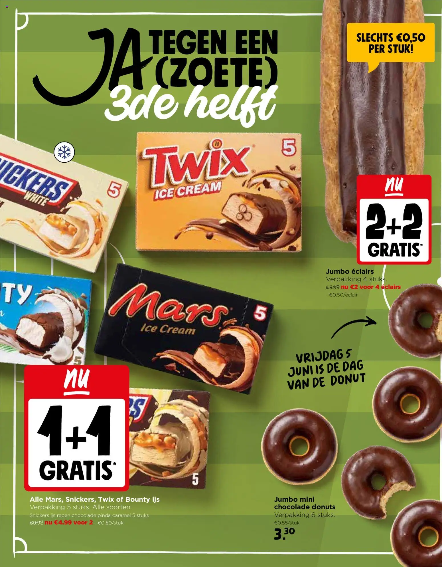 {H1} | Pagina: 2 | Producten: Donuts, Snickers, Repen, Chocolade