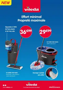 B&M - Prévisualisation de B&M catalogue valide à partir de 19/08/2026 | Page: 3 | Produits: Seau essoreur, Vileda