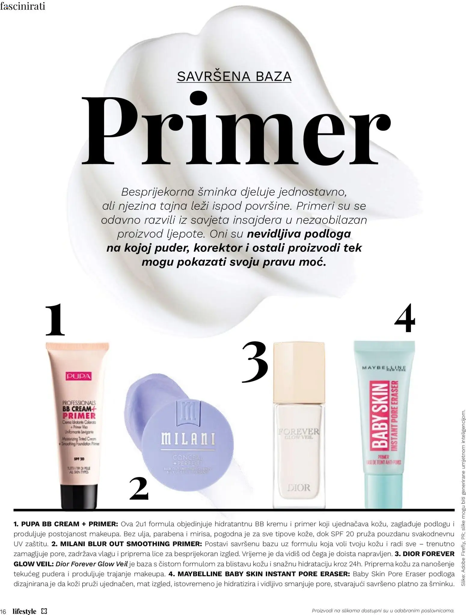 Müller katalog | vrijedi od 01.07.2026 | Stranica: 16 | Proizvodi: Primer, Šminka, Maybelline, Korektor