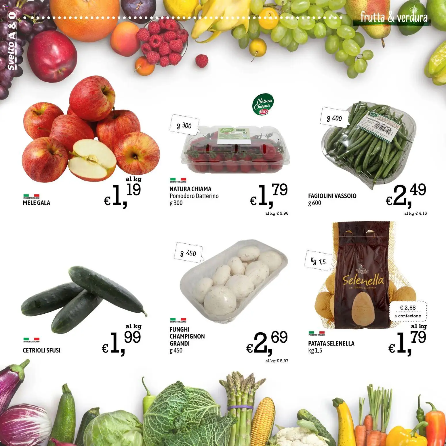 Volantino A&O del 17/09/2026 | Pagina: 4 | Prodotti: Frutta, Pomodoro, Vassoio, Cestino